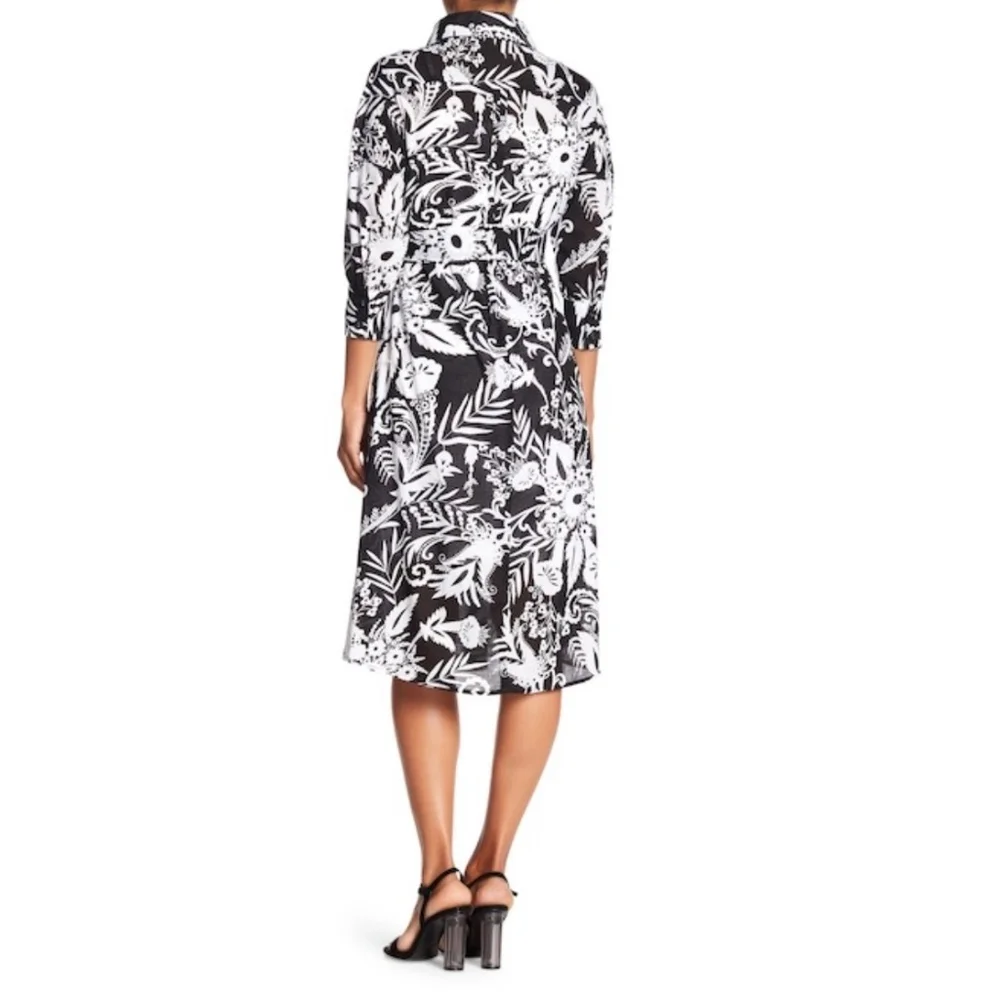 Eva Franco Matilda Black/White Floral Dress - Picture 2 of 5